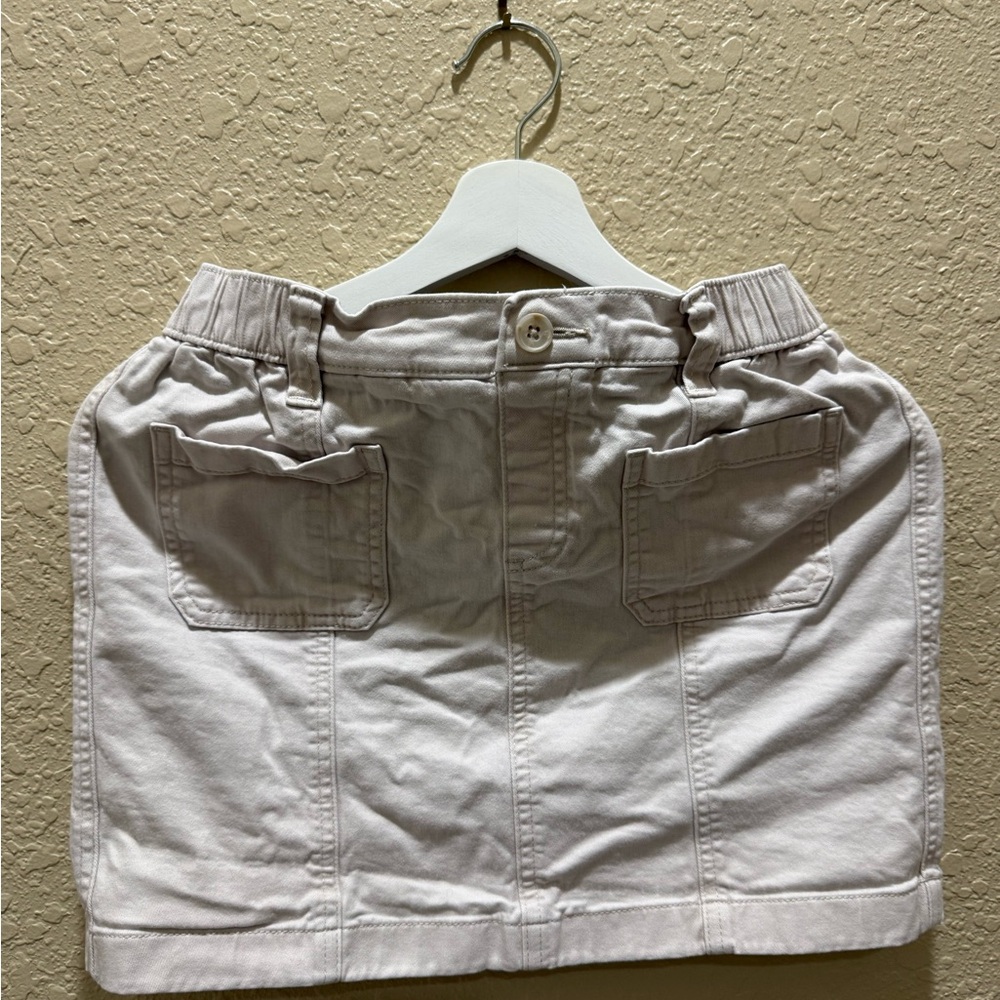 Abercrombie Beige Mini Skirt with Pockets